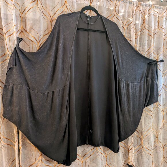 Torrid Black Stone-Washed Rayon Wrap – Effortless & Soft - Picture 2 of 7